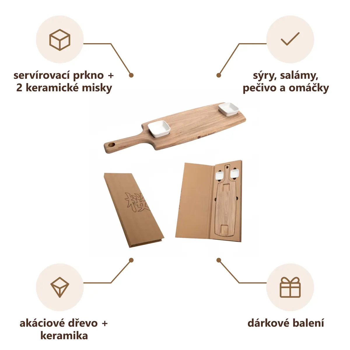 Infografika VS TAKAOKA Sada prkénka a dvou keramických misek