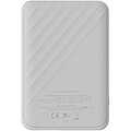 12W 5000mAh powerbanka s rychlým nabíjením, bílá