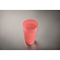 AMONDE Plastový kelímek, 500 ml, červená