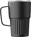ARIOS Dvoustěnný cestovní termohrnek z recyklované nerezové oceli 450 ml, černá
