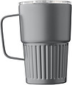 ARIOS Dvoustěnný cestovní termohrnek z recyklované nerezové oceli 450 ml, šedá