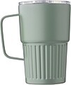 ARIOS Dvoustěnný cestovní termohrnek z recyklované nerezové oceli 450 ml, zelená