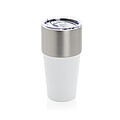AYDIN Dvoustěnný termohrnek z recyklované nerezové oceli, 500 ml, bílá