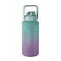 BAHAR Sportovní láhev na vodu, RPET 2000 ml, tyrkysová/fialová