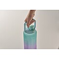 BAHAR Sportovní láhev na vodu, RPET 2000 ml, tyrkysová/fialová