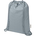 Batoh se stahovací šňůrkou 140 g/m2, šedá