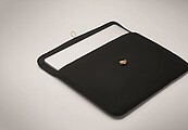Bavlněný obal na notebook, černý