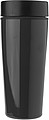 BERGIL Dvoustěnný termohrnek, nerez/plast, 0,45 l, černý