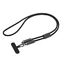 BOVALINO Multifunkční 65W nabíjecí a datový kabel, černá/šedá