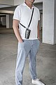 BrandCharger crossbody šňůrka k termohrnku, černá