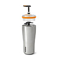 Cestovní nerezový termo termohrnek 600ml , oranžová