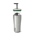 Cestovní nerezový termo termohrnek 600ml , tmavě zelená