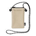 Crossbody taška na telefon, béžová