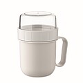 CUPOKO Plastový kelímek na svačinu, 450 ml, bílá