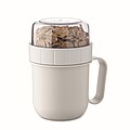 CUPOKO Plastový kelímek na svačinu, 450 ml, bílá