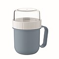 CUPOKO Plastový kelímek na svačinu, 450 ml, petrolejová