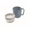 CUPOKO Plastový kelímek na svačinu, 450 ml, petrolejová