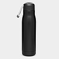 DALAGO Dvoustěnná termoska z nerezové oceli s poutkem, 500 ml, černá