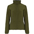 Dámská fleecová celorozepínací bunda, ROLY ARTIC, vojenská zelená tmavá, vel. 2XL