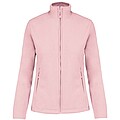 Dámská mikrofleecová mikina Kariban fleece jacket women, světle růžová, S