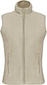 Dámská mikrofleecová vesta Kariban fleece vest women, béžová, vel. S