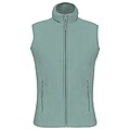 Dámská mikrofleecová vesta Kariban fleece vest women, mátová, vel. 3XL