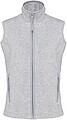 Dámská mikrofleecová vesta Kariban fleece vest women, sv. šedý melír, vel. S