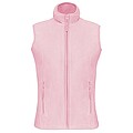 Dámská mikrofleecová vesta Kariban fleece vest women, světle růžová, vel. 3XL
