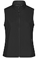Dámská vesta James & Nicholson Promo softshell, černá, velikost XL