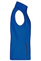 Dámská vesta James & Nicholson Promo softshell, modrá/námořní modrá, velikost S