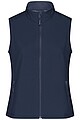 Dámská vesta James & Nicholson Promo softshell, námořní modrá, velikost XL