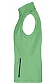 Dámská vesta James & Nicholson Promo softshell, zelená/námořní modrá, velikost S