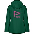 Dámská zateplená softshellová parka Roly Notus, velikost 2XL, tmavě zelená