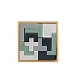 Dřevěný puzzle hlavolam