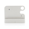 Duální nabíječka 15W Joltz z RCS plastu se slotem na iWatch, bílá