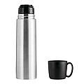 Dvoustěnná nerezová termoska 500 ml, stříbrná