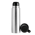Dvoustěnná nerezová termoska 500 ml, stříbrná