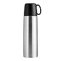 Dvoustěnná nerezová termoska 500 ml, stříbrná