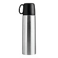 Dvoustěnná nerezová termoska 500 ml, stříbrná