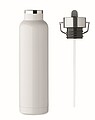 Dvoustěnná vakuově izolovaná láhev 660 ml, bílá