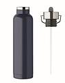 Dvoustěnná vakuově izolovaná láhev 660 ml, tmavá námořní modrá