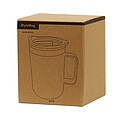 Dvoustěnný cestovní termohrnek 400 ml, bílá