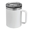 Dvoustěnný cestovní termohrnek 400 ml, bílá