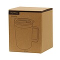 Dvoustěnný cestovní termohrnek 400 ml, černá