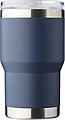 Dvoustěnný cestovní termohrnek z recyklované nerezové oceli 350 ml, modrá