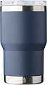 Dvoustěnný cestovní termohrnek z recyklované nerezové oceli 350 ml, modrá