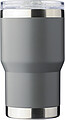 Dvoustěnný cestovní termohrnek z recyklované nerezové oceli 350 ml, šedá