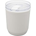 Dvoustěnný kelímek z recyklovaného plastu 180 ml, bílá