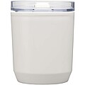 Dvoustěnný kelímek z recyklovaného plastu 180 ml, bílá