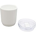 Dvoustěnný kelímek z recyklovaného plastu 180 ml, bílá
